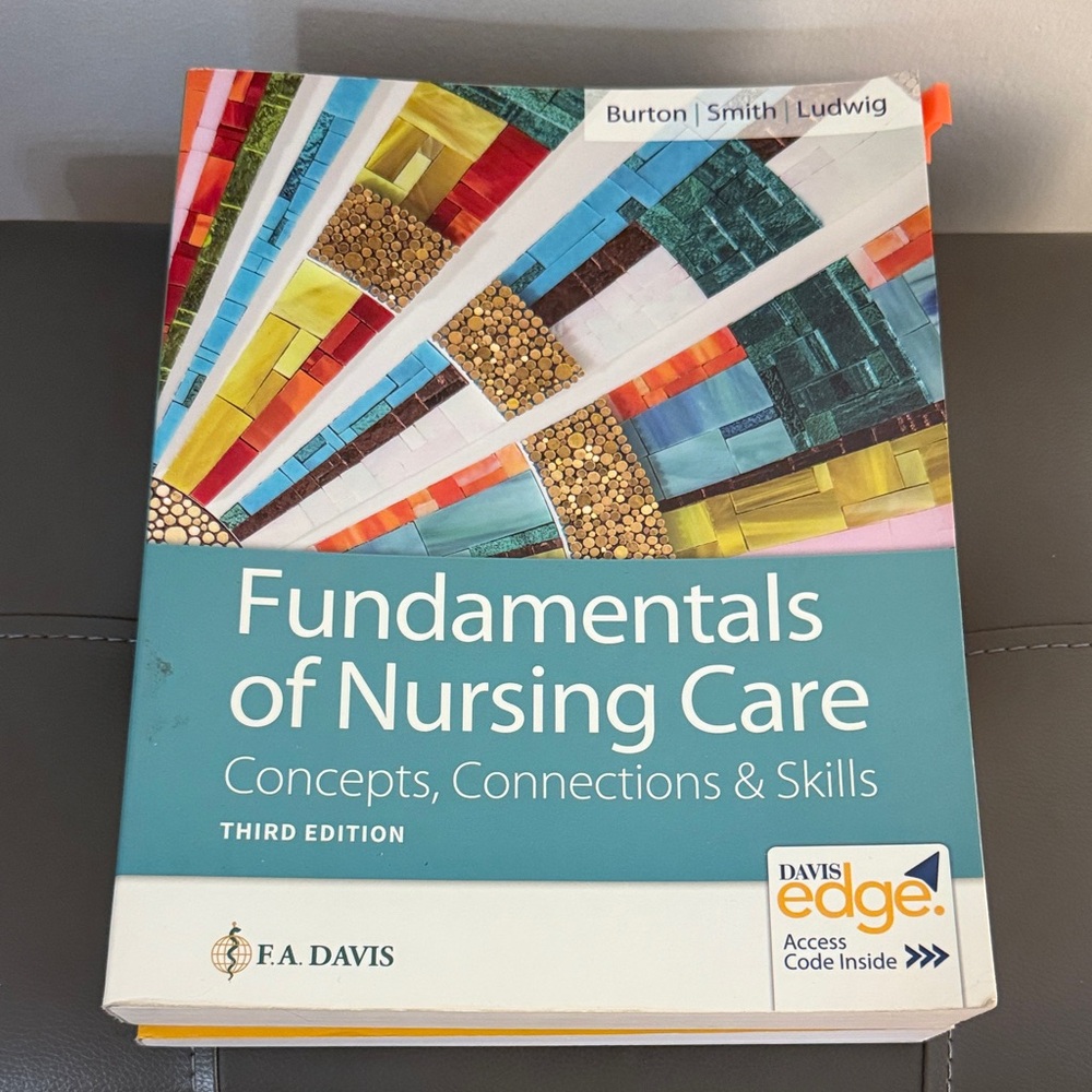 Fundamentals of Nursing Care Textbook - Teal Cover